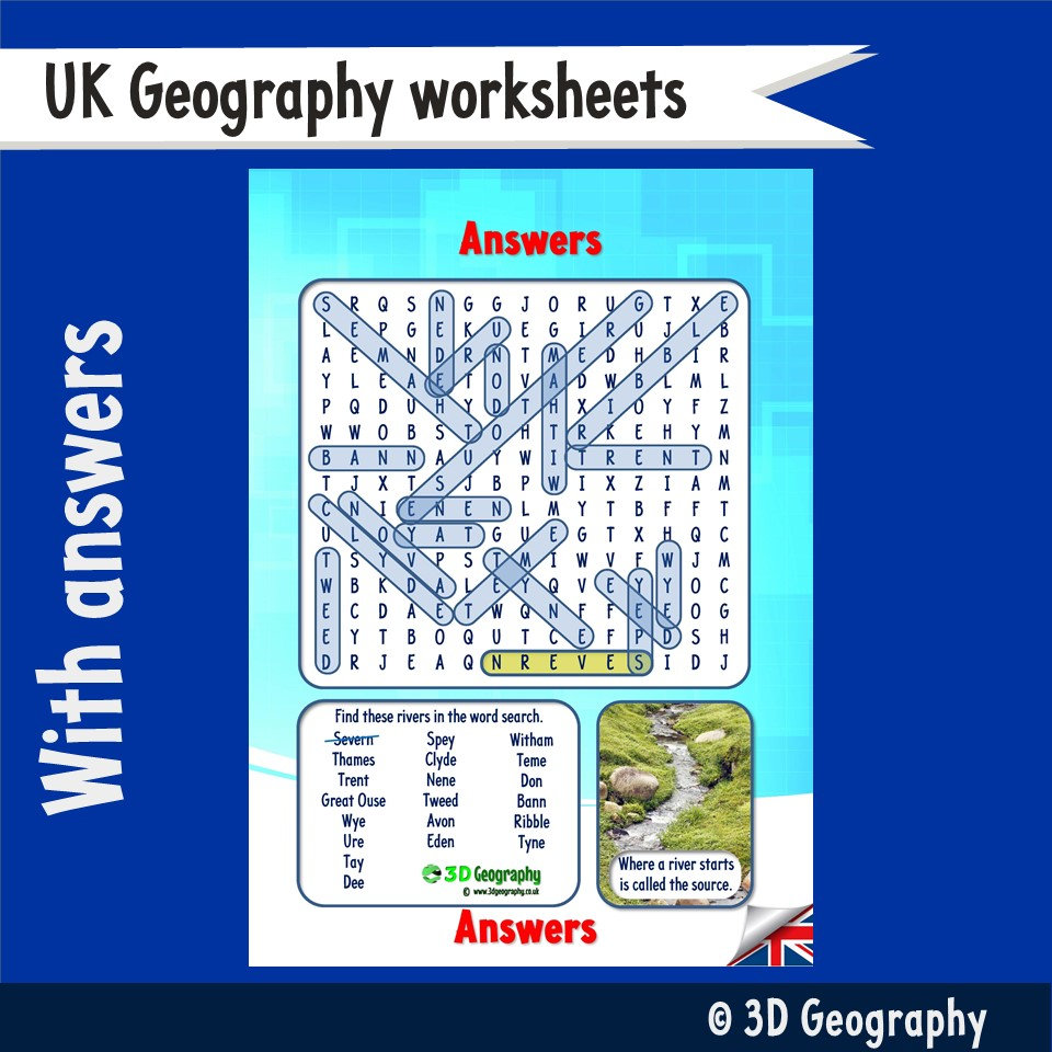 geography of the uk worksheets home