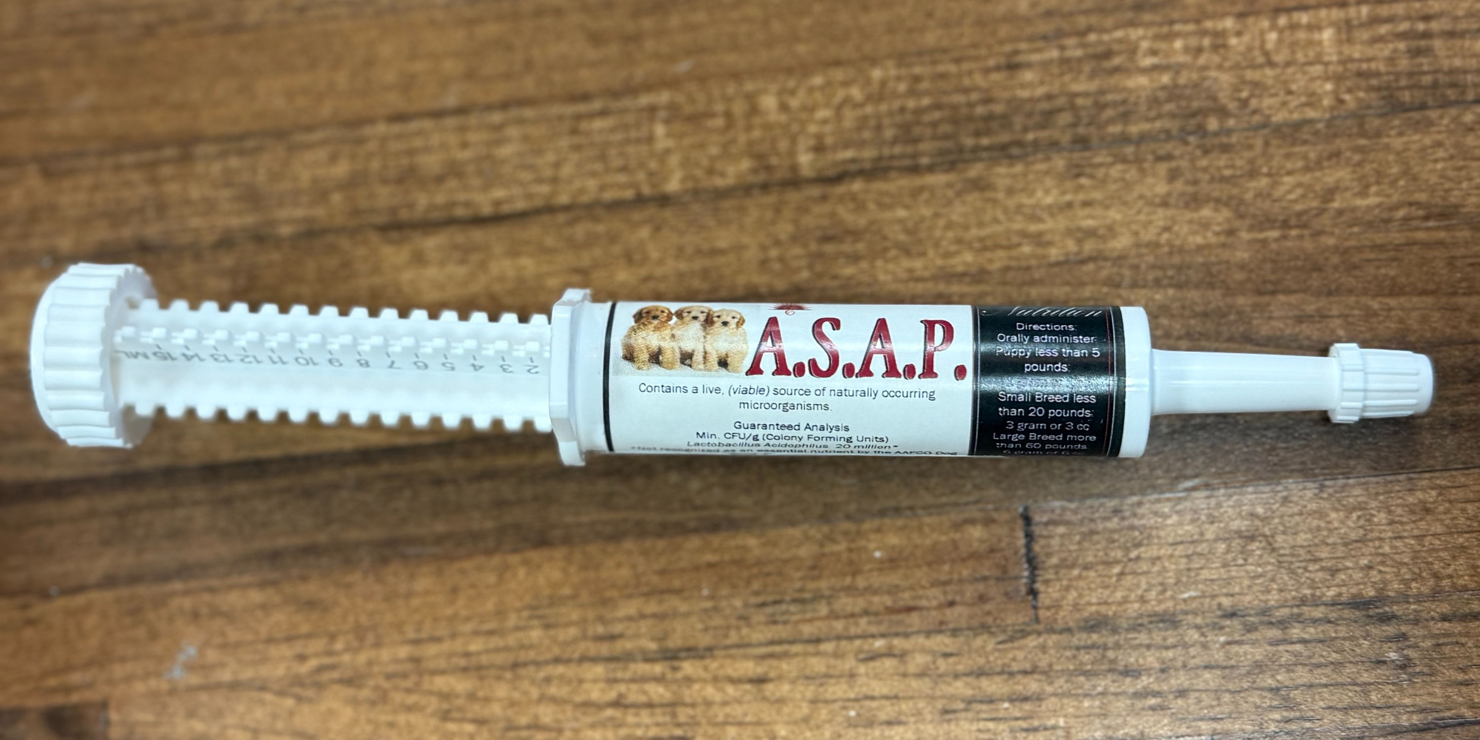 Elite Nutrition LLC Puppy A.S.A.P. (12 gram tube)