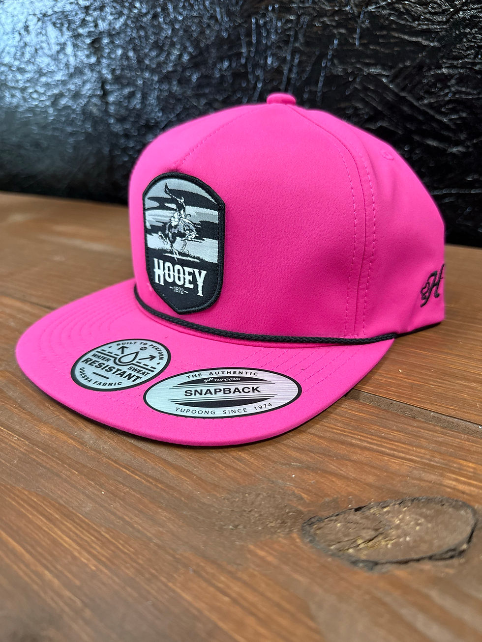 Thumbnail: Hooey “Cheyenne” Pink Patched SnapBack Hat