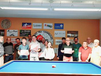 Ecole de billard - Remise des diplômes DFA