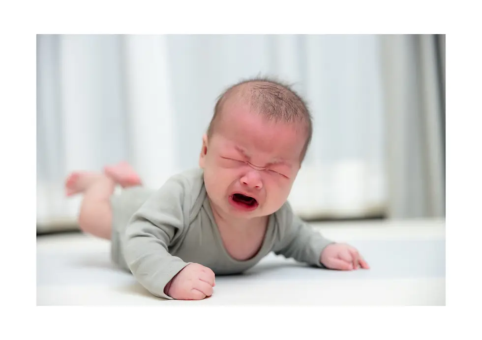 baby vil ikke ligge på magen