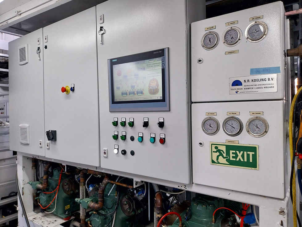 Naval refrigeration and naval air conditioning installation and assistance