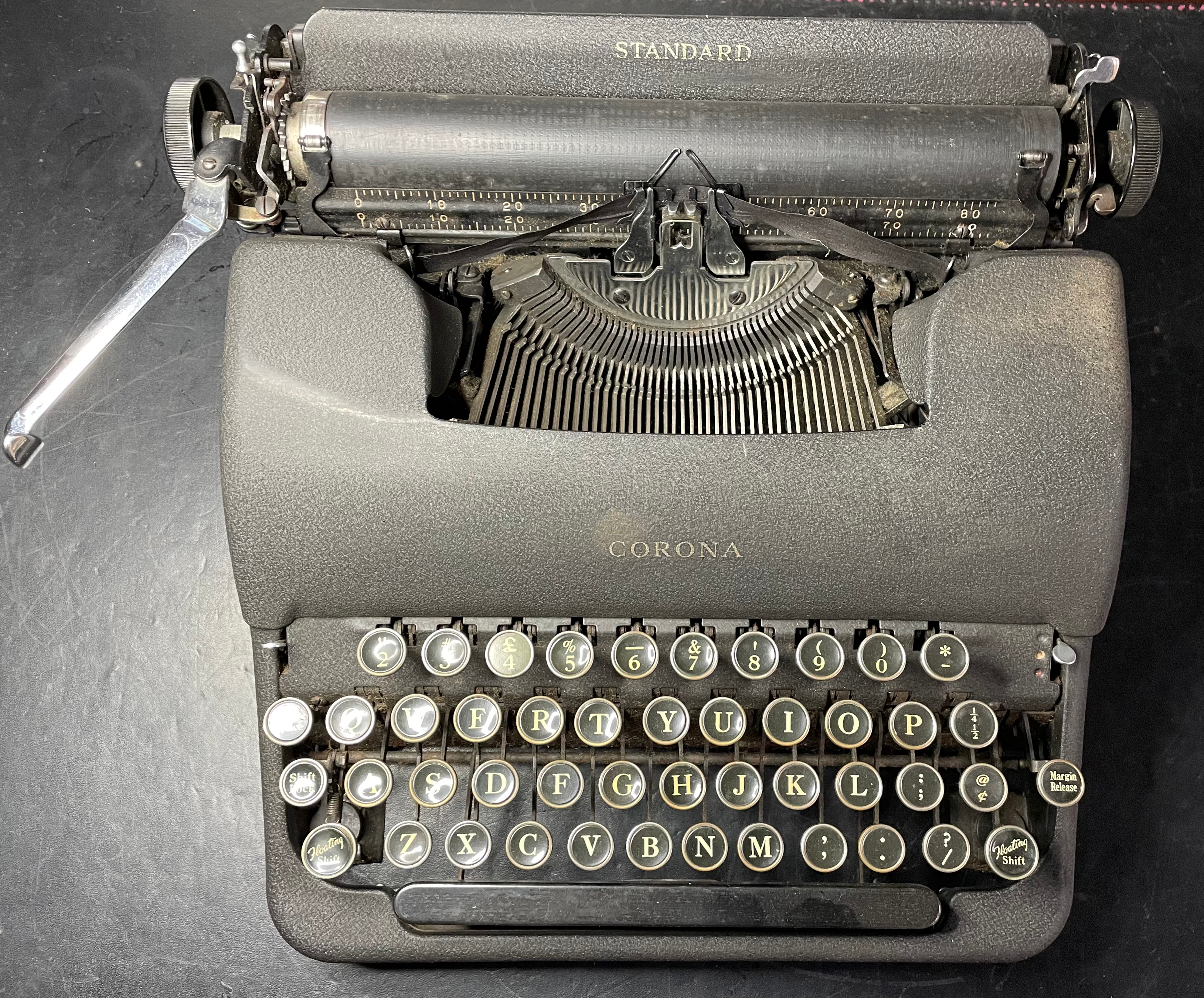 Corona Standard 3c PortableTypewriter