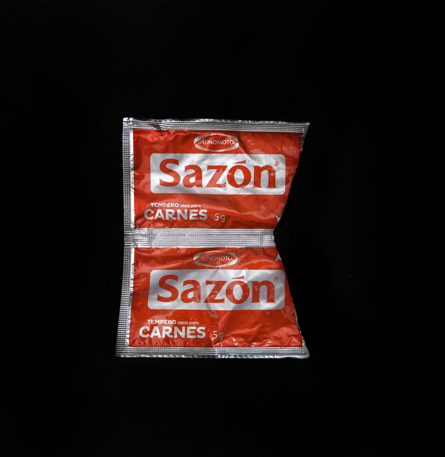 Sobres de sazón de carne vacíos