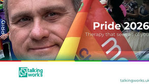 Why Pride still matters in 2026 - and what therapy has to do with it....