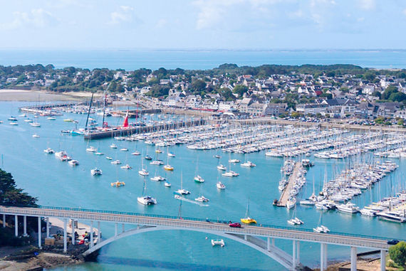 VUE AERIENNE LA TRINITE SUR MER