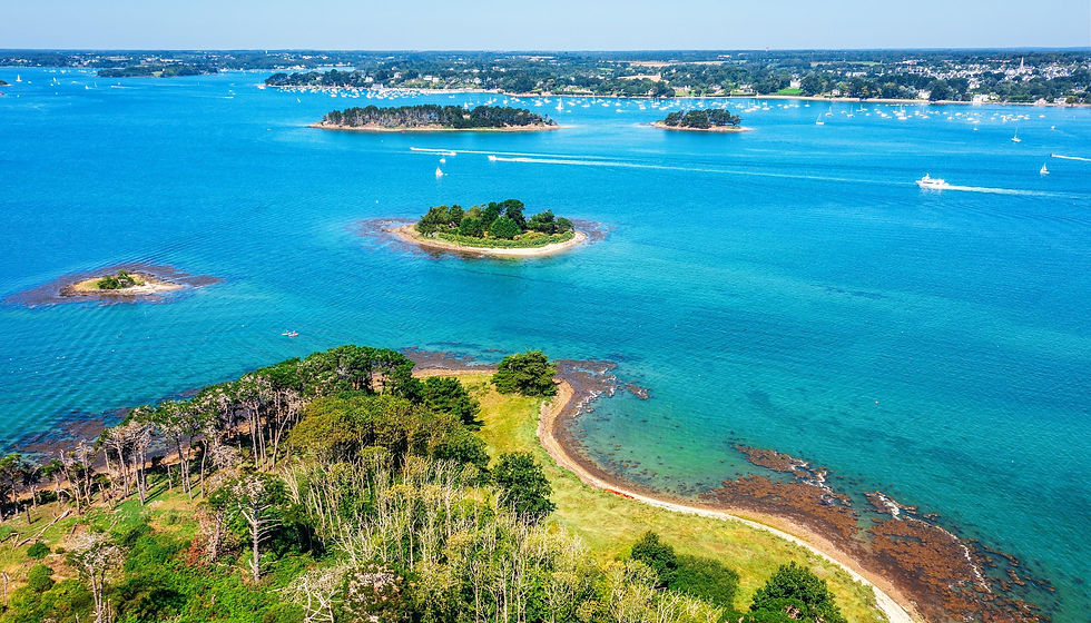 Larmor Baden, commune du Golfe du Morbihan au charme fou