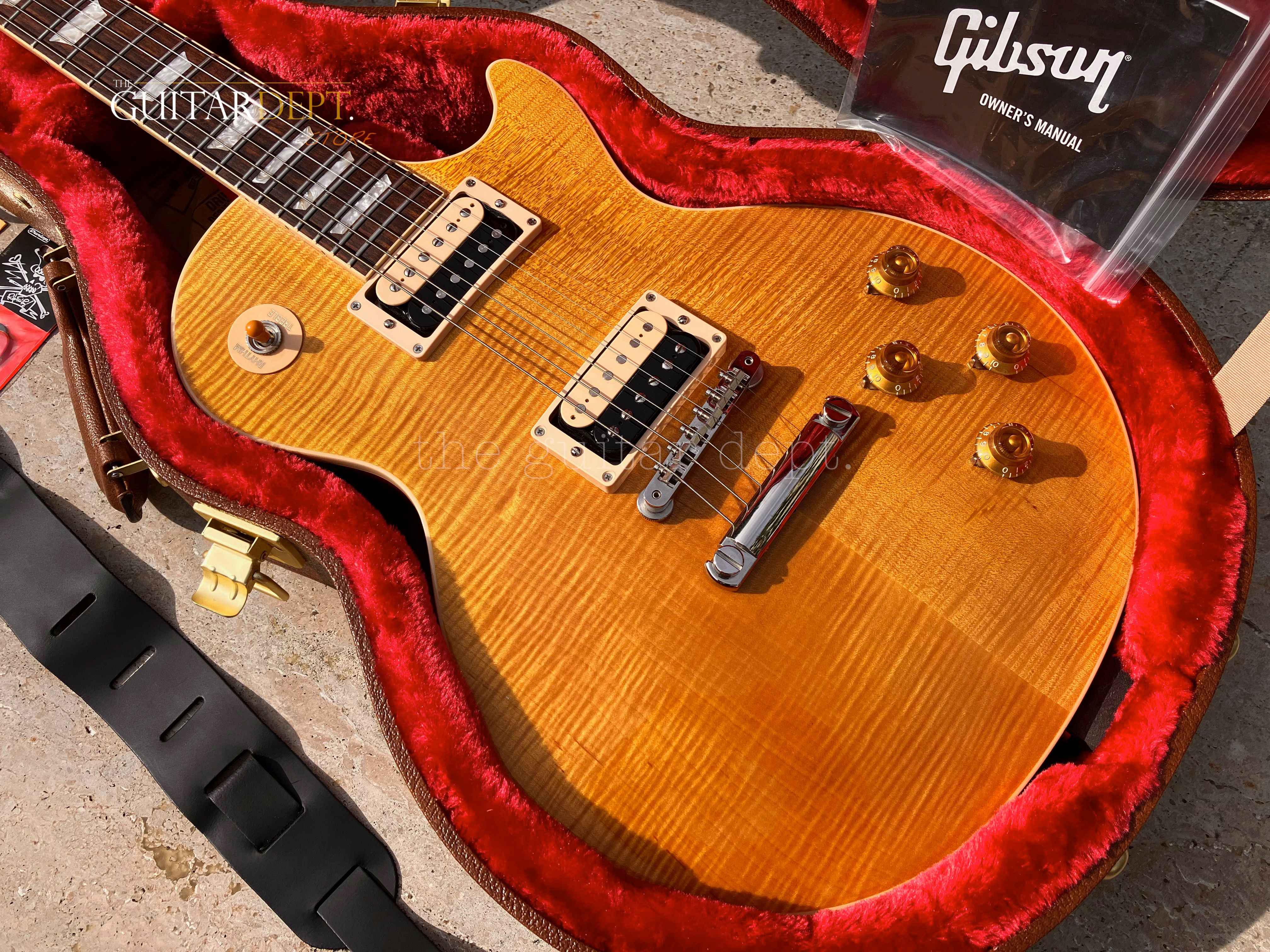 ♚SUBLIME♚'21 GIBSON Les Paul Standard*SLASH♚'AAAAA' TIGER♚Appetite Amber♚AMAZING