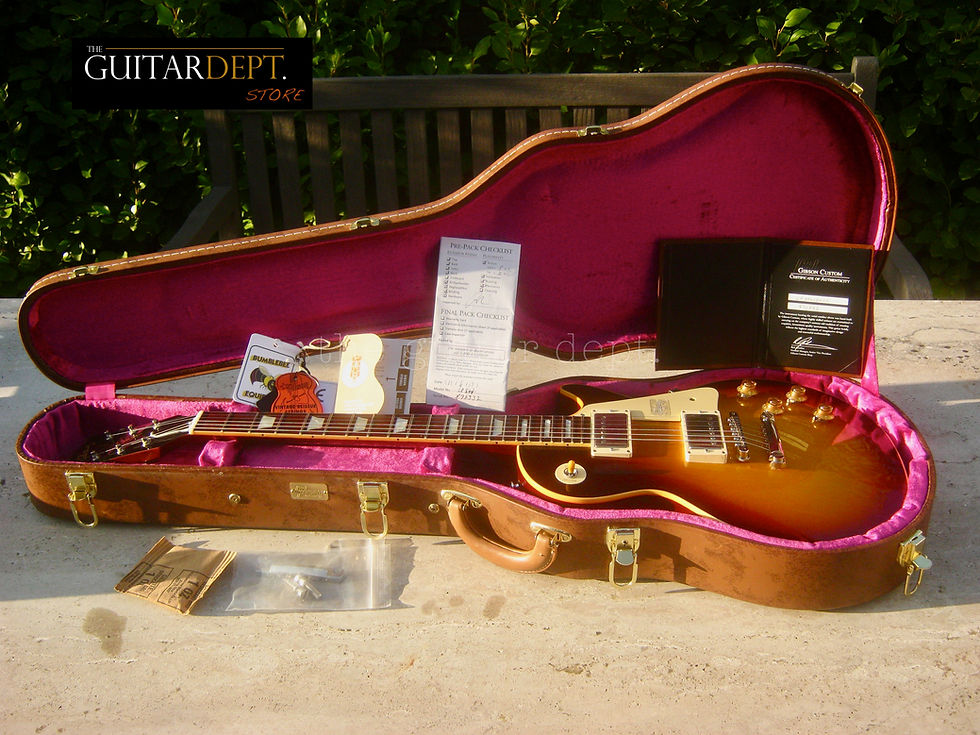Thumbnail: ✮PRISTINE✮ 2017 Gibson Custom Shop Les Paul R8*1958 Reissue ✮BOURBON BURST✮58*R9
