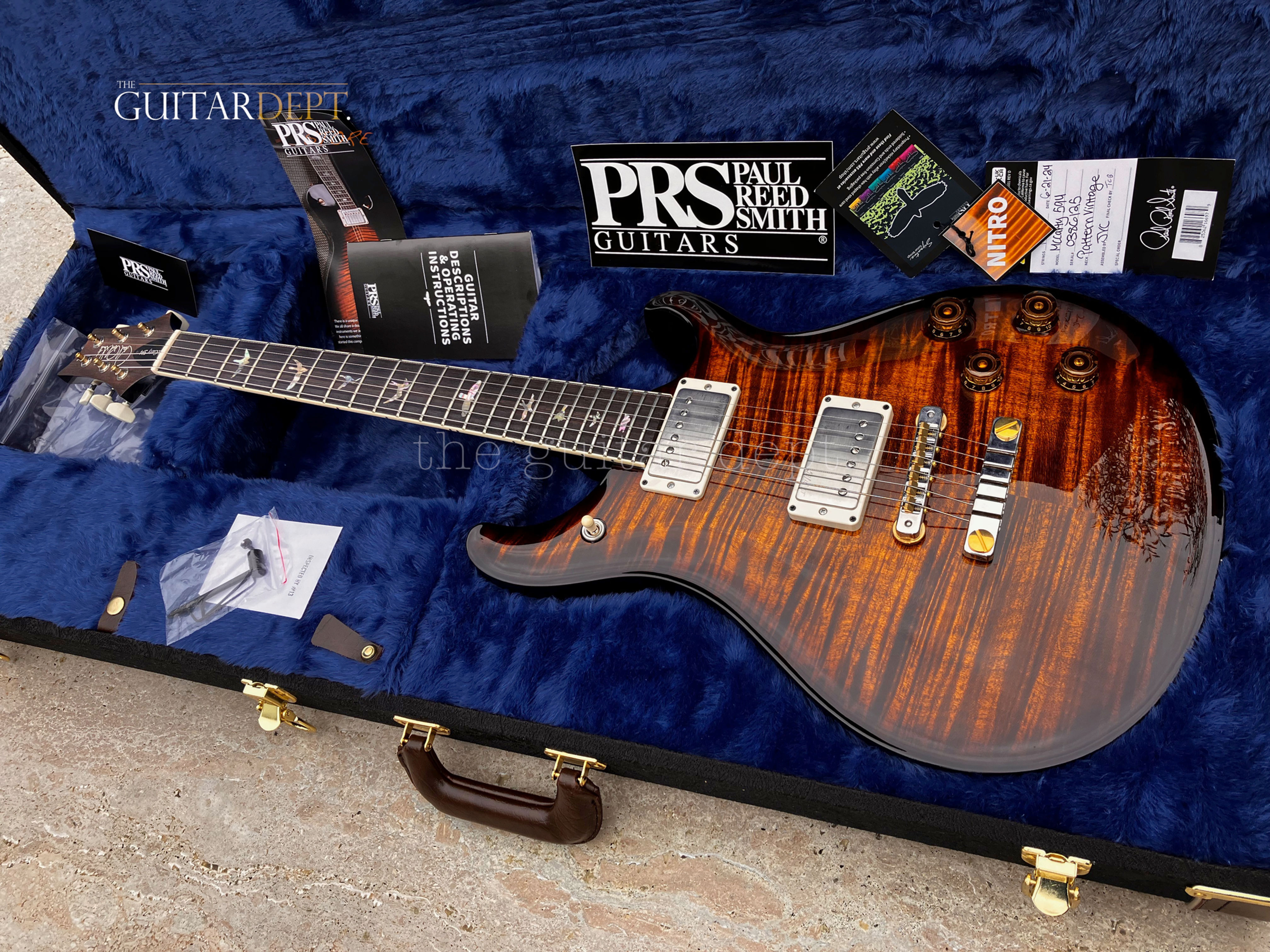 ♚AS NEW♚2024 PRS McCarty 594♚GOLD BURST♚AAA♚ARTIST CASE♚58/15♚RRP:£4999♚