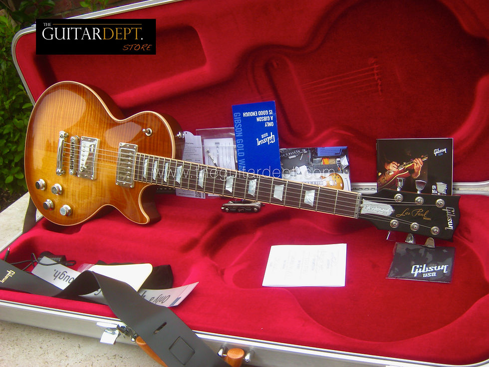 Thumbnail: ♚MINTY♚Rare GIBSON LES PAUL TRADITIONAL HP♚HONEYBURST AAA♚OHSC♚Mother Pearl !