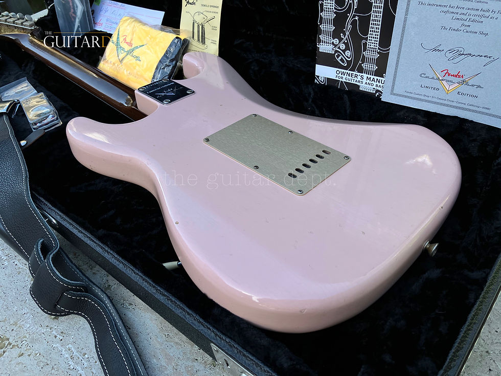 Thumbnail: ♚MINT♚FENDER Custom Shop 50's JOURNEYMAN RELIC STRATOCASTER♚7.5 LBS !♚SHELL PINK