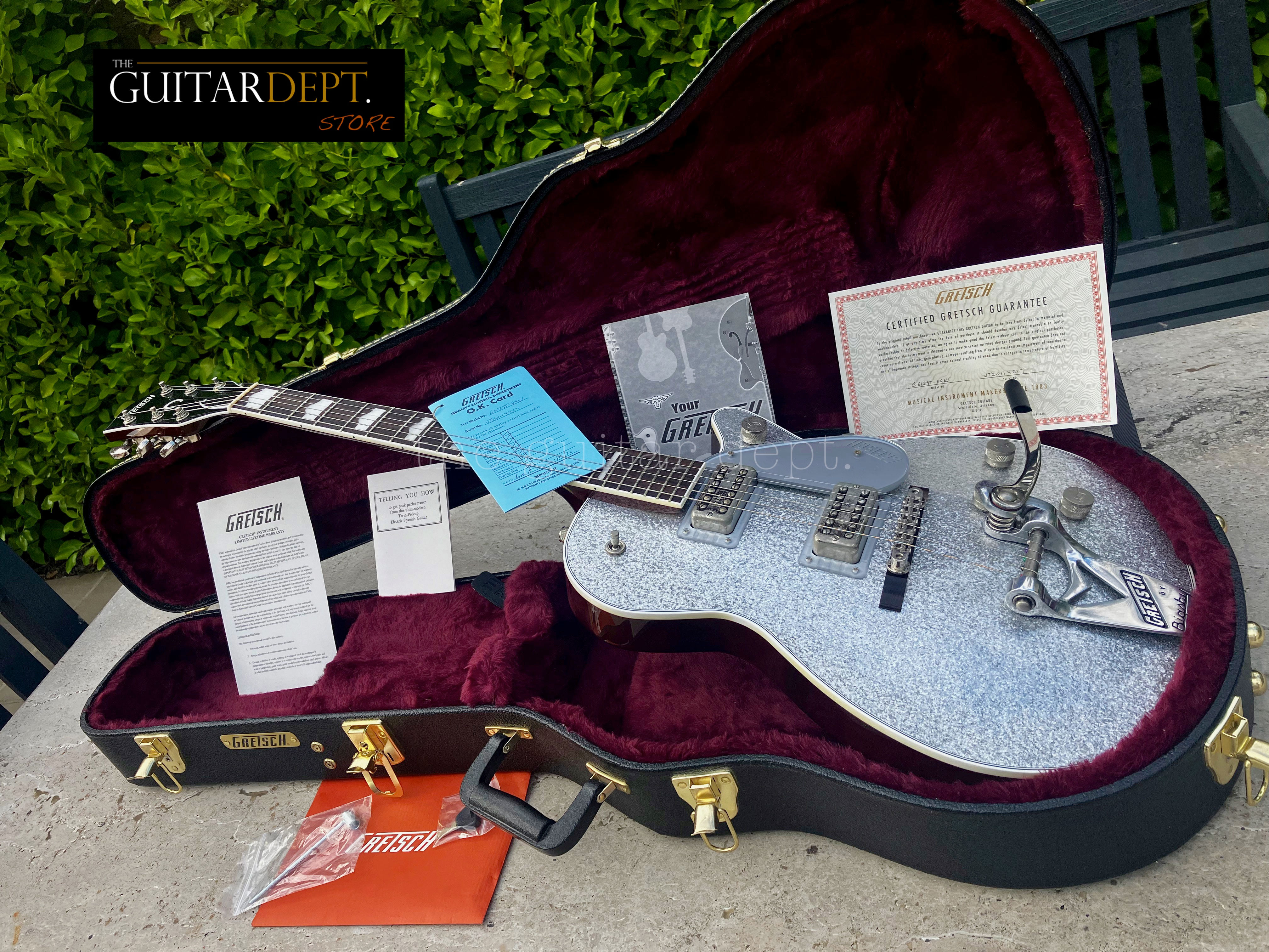 ✮RARE✮MINT✮2020 Gretsch G-6129 T '89 Vintage Select ✮SILVER SPARKLE JET✮AMAZING!