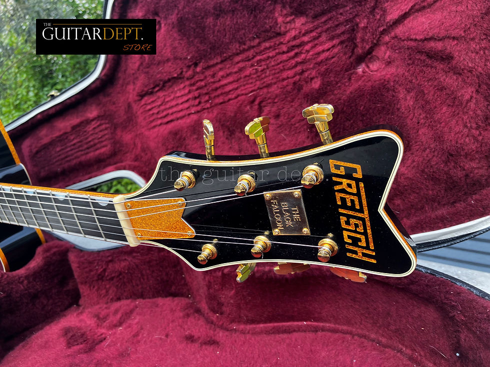 Thumbnail: ♚MINTY♚RARE♚2010 GRETSCH G-6136 TBK* BLACK FALCON♚Mother Pearl♚FULL 2.75" Depth!