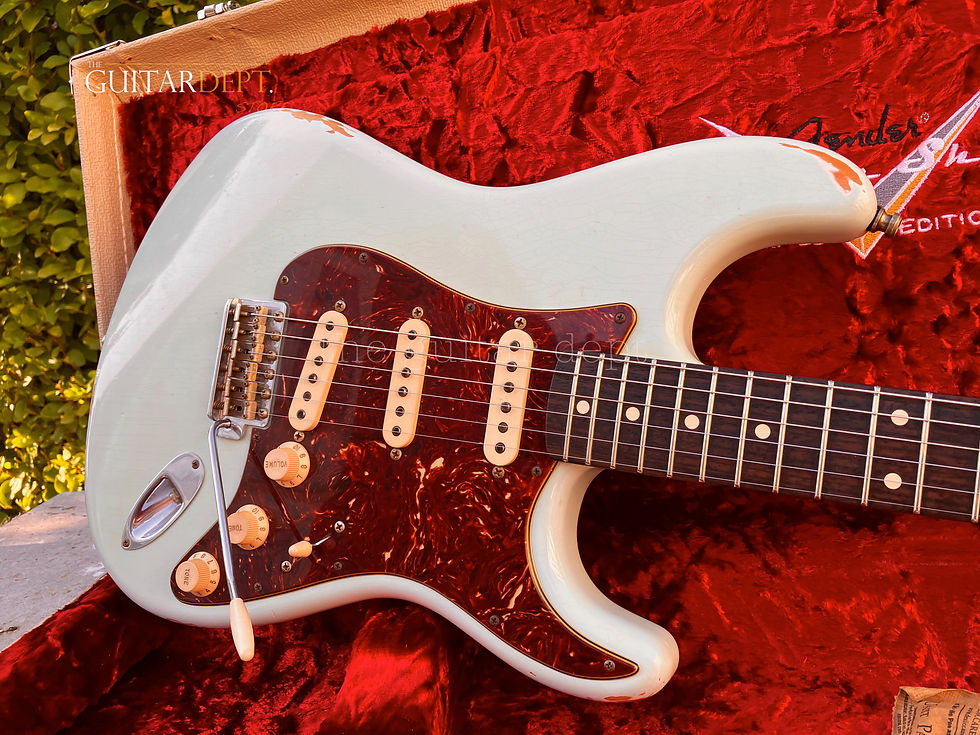 Thumbnail: ♚MINT♚10 Fender CUSTOM SHOP '62 Relic LTD Stratocaster♚SONIC BLUE♚Abigail Ybarra