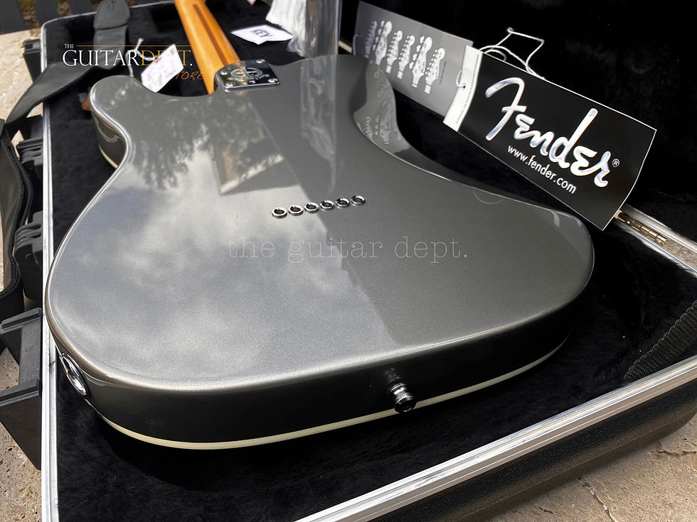 Thumbnail: ♚MINT♚2010 Fender American DELUXE Telecaster USA♚TUNGSTEN METALLIC♚N3♚Belly Cut!
