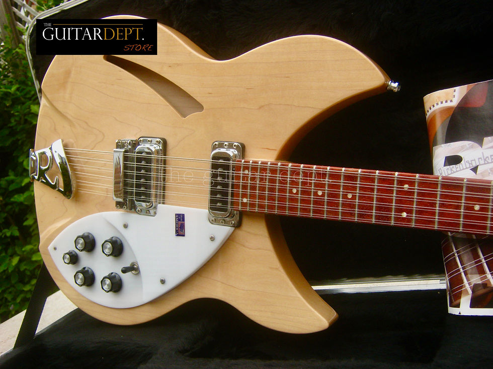 Thumbnail: ♚AS_NEW !♚TIMEWARP!♚2005 Rickenbacker 330-12 String♚MapleGlo♚360♚£80 PRO SET UP!