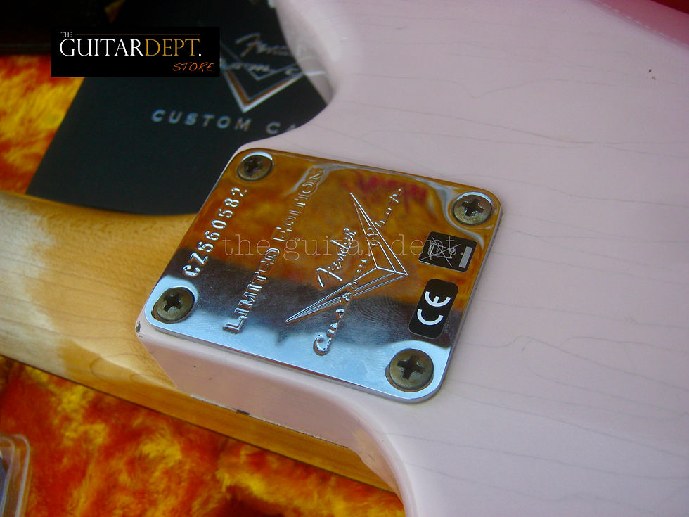 Thumbnail: ♚AS_NEW♚FENDER Custom Shop '59 Journeyman Relic 250K JAZZMASTER♚SHELL PINK!♚HW's