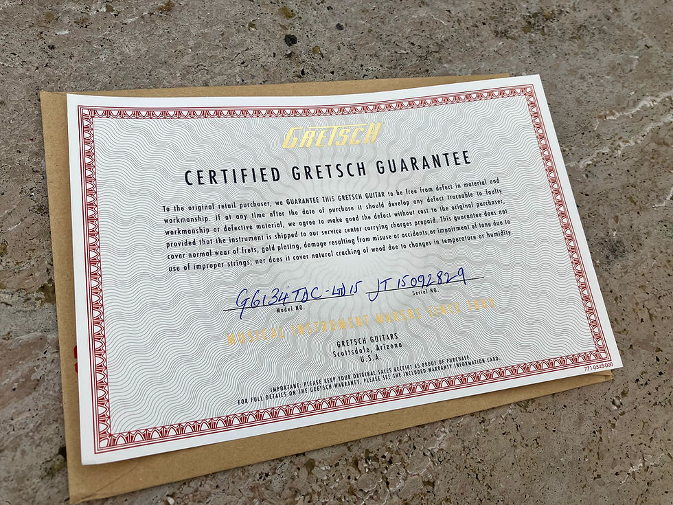 Thumbnail: ✮ULTRA RARE✮'15 Gretsch G-6134 Double Cut PENGUIN Ltd ✮BROADWAY JADE✮1 of 25✮Jet