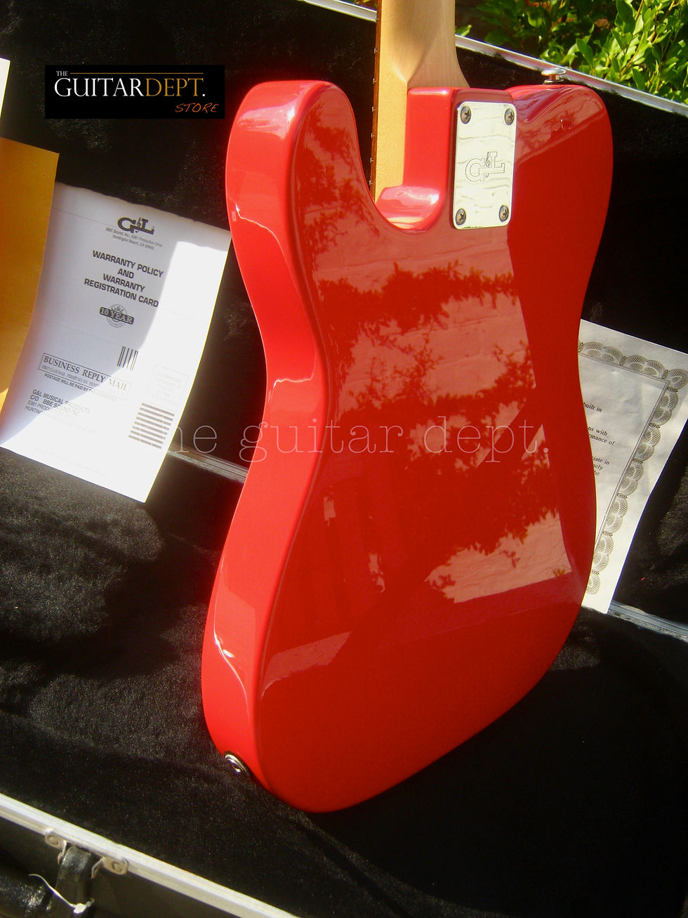 Thumbnail: ♚MINT♚2006 G&L Leo Fender American ASAT Special TELECASTER USA♚FULLERTON RED♚MOP