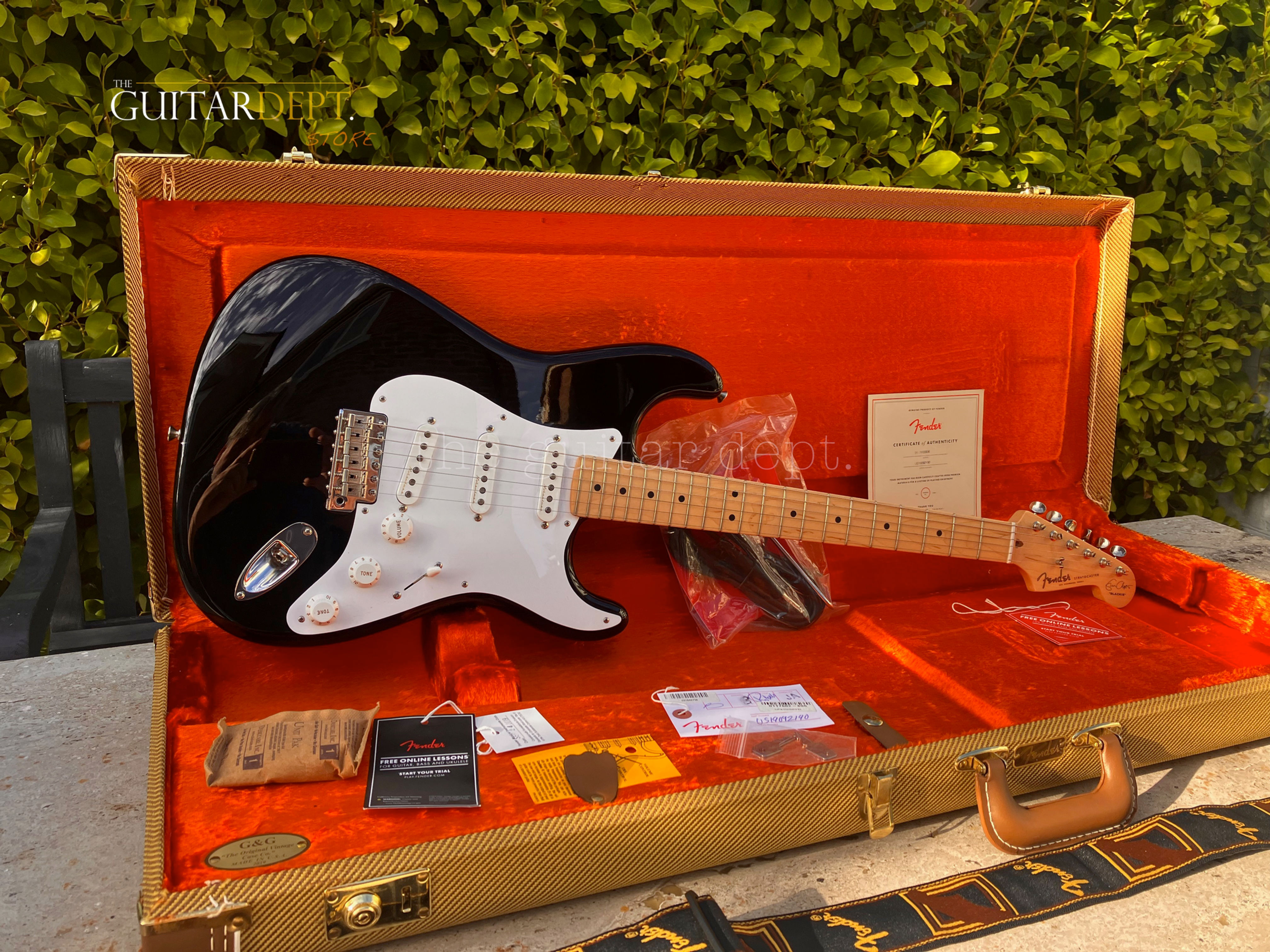 ♚MINTY♚2019 Fender AMERICAN Artist* Eric Clapton Stratocaster USA♚'BLACKIE'♚OHSC