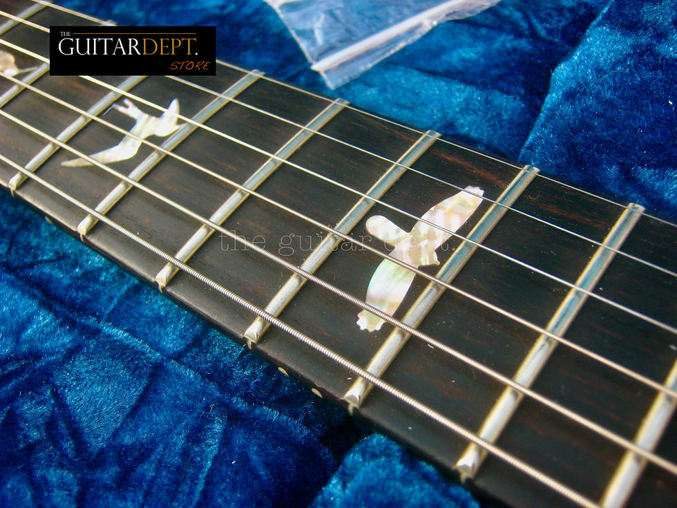 Thumbnail: ♚RARE♚GEM♚2016 PRS Custom 24 WOOD LIBRARY Ltd 1/8 ♚PURPLE JEAN♚EBONY♚AAA♚7.5 LBS