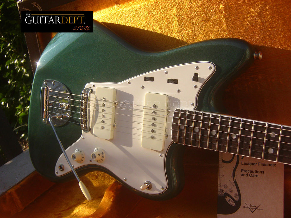 Thumbnail: ♚AS NEW♚CRAZY RARE!♚2020 FENDER American AV65 JAZZMASTER USA♚SHERWOOD GREEN !!!♚