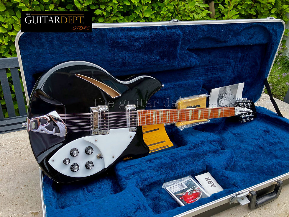 ♚TIMEWARP♚Vintage 1989 Rickenbacker 360-12 String♚JetGlo♚330♚£120 SETUP♚24 FRET!
