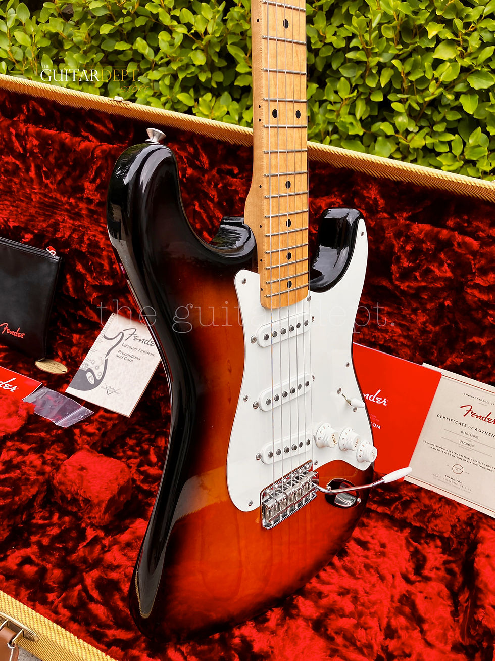 Thumbnail: ♚MINT♚2017 FENDER American 50's Original Vintage Reissue STRATOCASTER USA♚FAT C♚