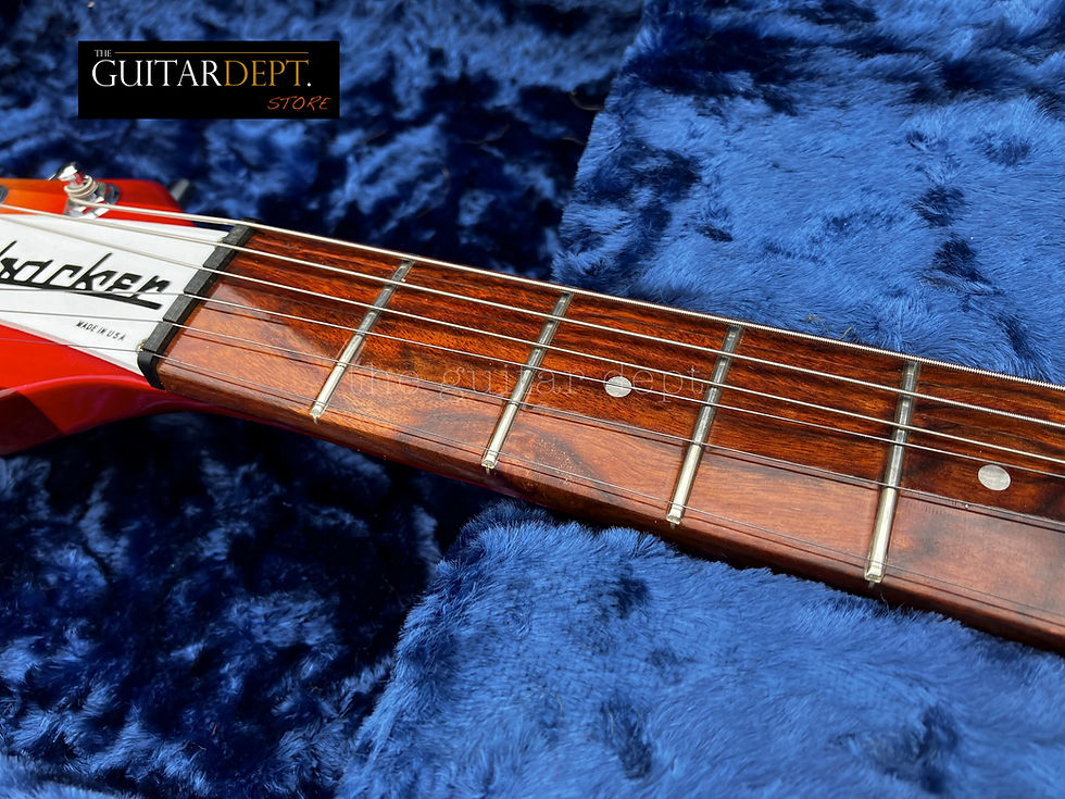 Thumbnail: ♚MINT♚2021 RICKENBACKER 330-6 Left Handed♚LUSH FIREGLO !♚24 Fret !♚360♚DLX CASE!