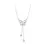 Thumbnail: Women's Necklace 925 Sterling Silver Tassel Butterfly Double Layer