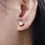 Thumbnail: Stud Earrings 925 Sterling Silver Dinosaur  Plating	Gold Plated, Platinum Plated