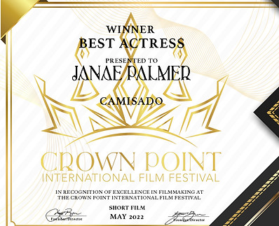award winning actress crown point international film festival