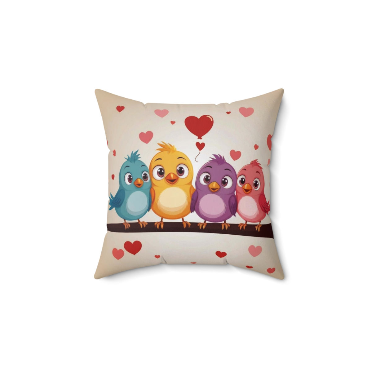 Spun Polyester Square Pillow