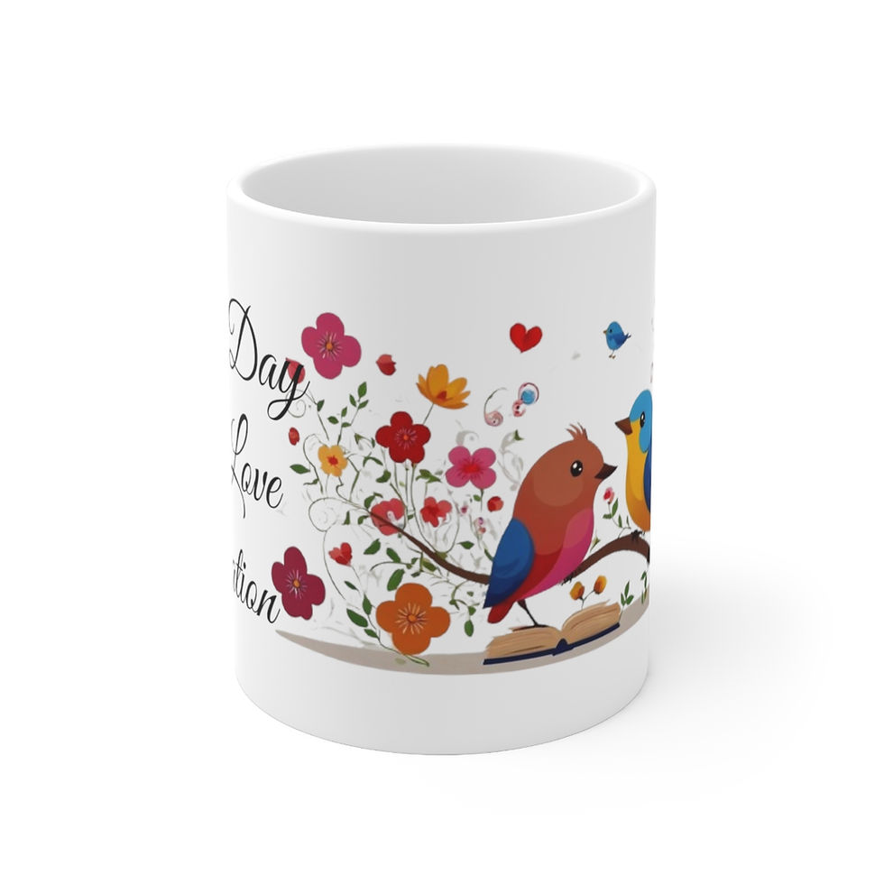 Thumbnail: Ceramic Mug 11oz, text: Every Day's a Love Migration