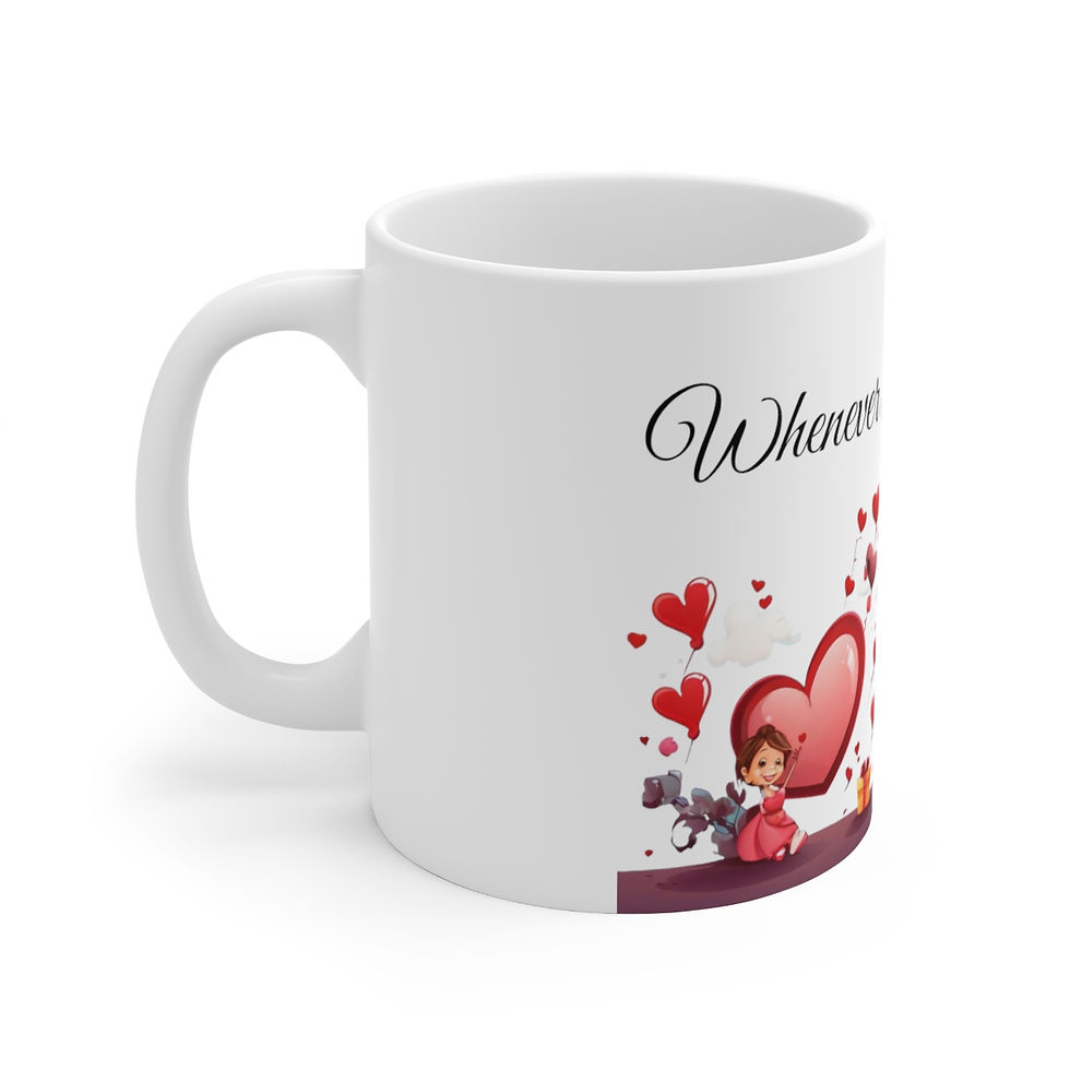 Thumbnail: Valentine's Day Gift: Ceramic Mug 11oz