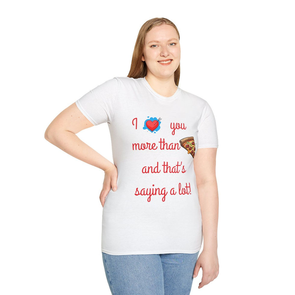 Thumbnail: Valentine' Day Gift T-Shirt, Unisex Softstyle 