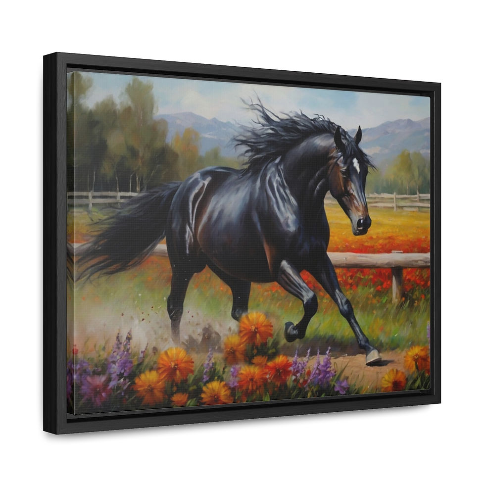Thumbnail: Gallery Canvas Wraps, Horizontal Frame, Horse, 16"x12"