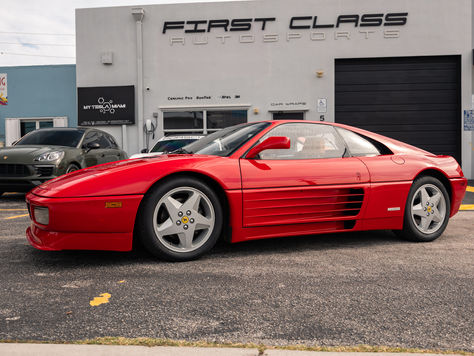 1994 Ferrari 348TB Full Paint Correction and Ceramic Pro Process