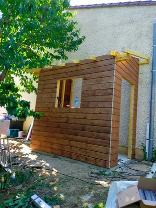 bardage bois cabane de jardin