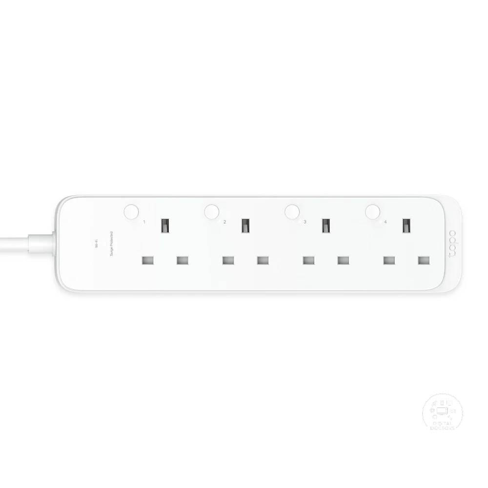 TP-Link Tapo Smart WiFi Power Strip – 4 Sockets with Energy Monitoring (Works wi