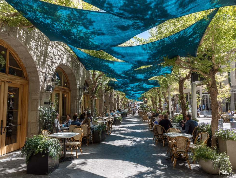 Waves of Shade on Market Street