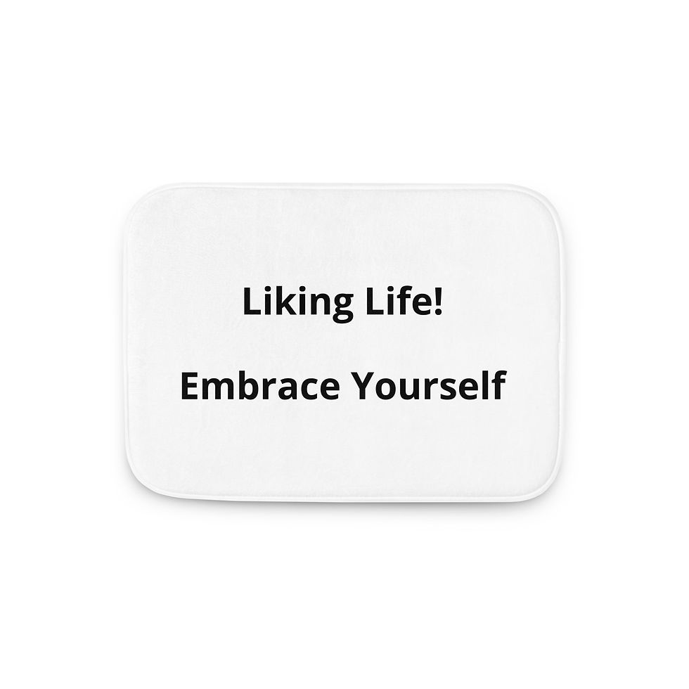 Memory foam bath mat