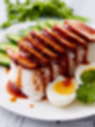 ★ TRIO PORK OVER RICE