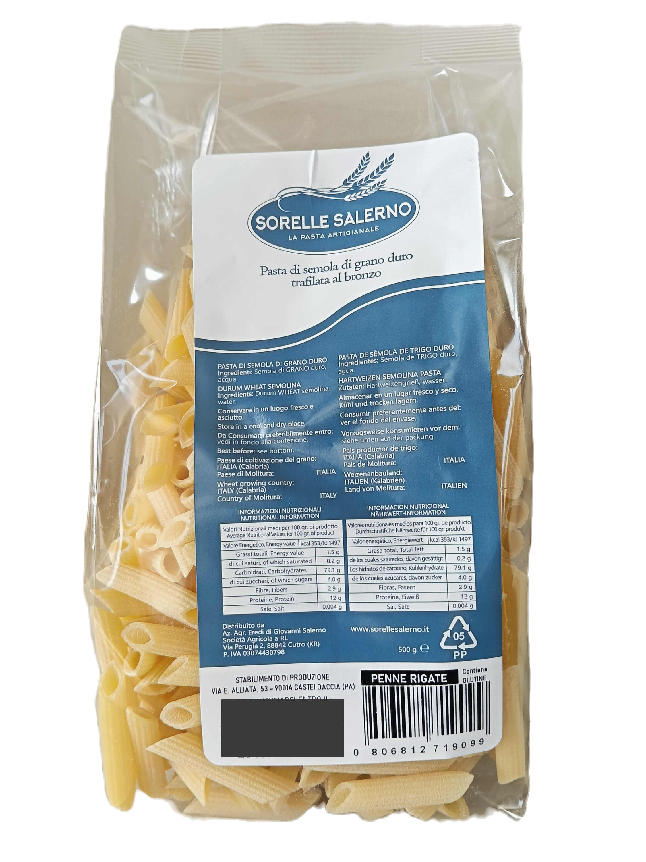 Penne Rigate 500g