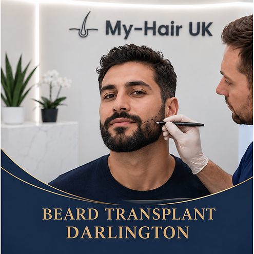 Beard Transplant for Darlington Patients