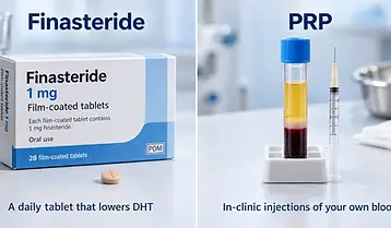 Finasteride vs PRP