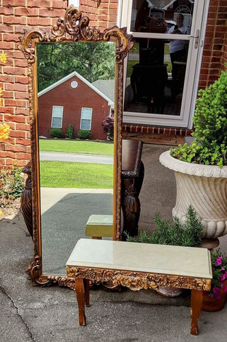 ハリウッドリージェンシー　ミラー Hollywood Regency Mirror | eBay