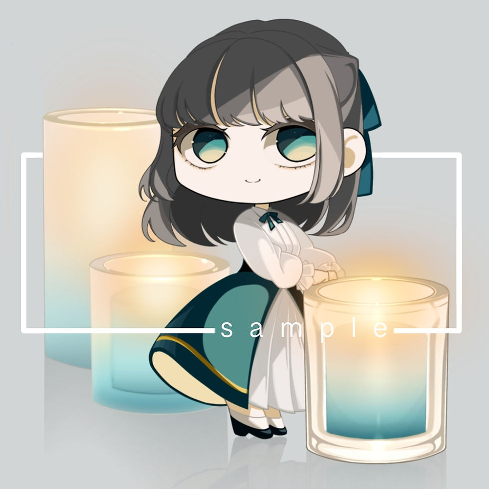 表情5種!! 癒しのｷｬﾝﾄﾞﾙﾚﾃﾞｨ🕯