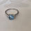 Thumbnail: Blue Topaz  with cubic zirconia in 925 silver